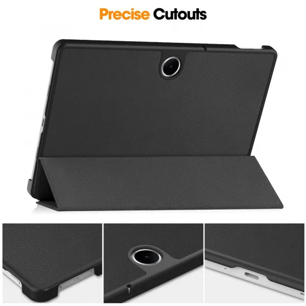 LEATHER Zaklápací kryt pre OnePlus Pad Lite čierny
