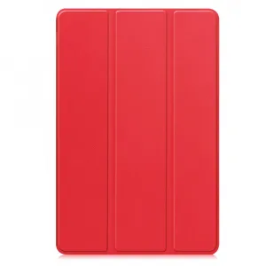 LEATHER Zaklápací kryt pre OnePlus Pad Lite červený