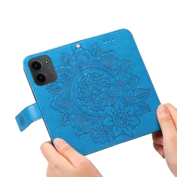 ART MANDALA Peňaženkové puzdro pre POCO C85 modré