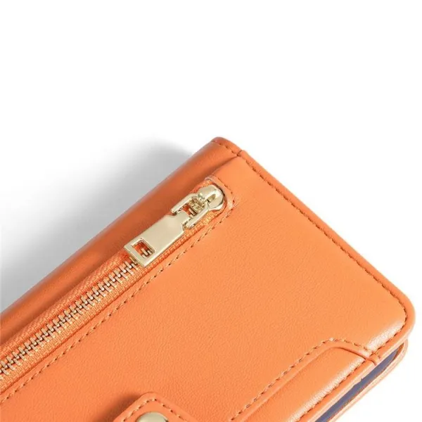 PASTEL Peňaženkové puzdro pre OnePlus Nord 5 5G oranžové