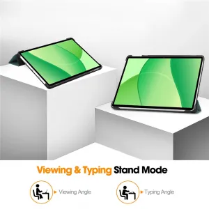 LEATHER Zaklápací kryt pre OnePlus Pad Lite zelený
