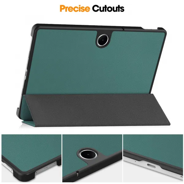 LEATHER Zaklápací kryt pre OnePlus Pad Lite zelený