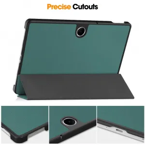 LEATHER Zaklápací kryt pre OnePlus Pad Lite zelený