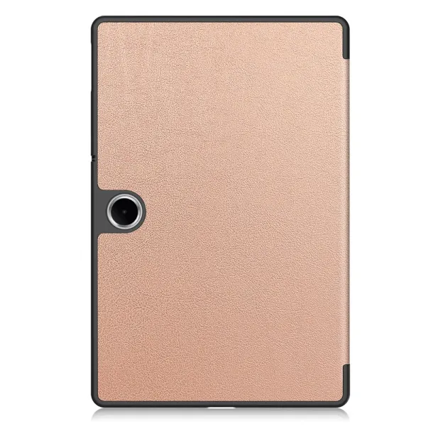 LEATHER Zaklápací kryt pre OnePlus Pad Lite ružovozlatý