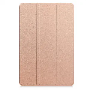LEATHER Zaklápací kryt pre OnePlus Pad Lite ružovozlatý