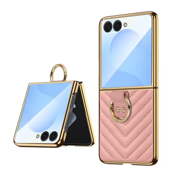 DREAMY Kryt so zabudovaným sklom Samsung Galaxy Z Flip7 5G ružový