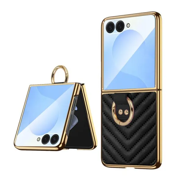 DREAMY Kryt so zabudovaným sklom Samsung Galaxy Z Flip7 5G čierny