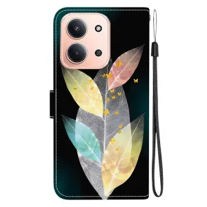ART Peňaženkový kryt pre Xiaomi Redmi 15C / Redmi 15C 5G COLORED LEAVES