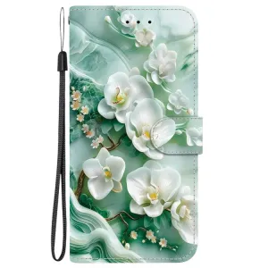 ART Peňaženkový kryt pre Xiaomi Redmi 15C / Redmi 15C 5G JADE FLOWERS