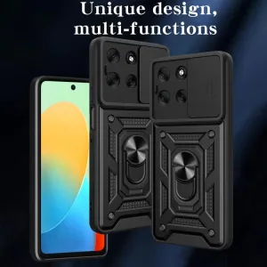 RING CAMERA Kryt s držiakom pre Motorola Moto G56 5G ružový