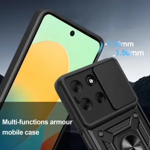 RING CAMERA Kryt s držiakom pre Motorola Moto G56 5G ružový