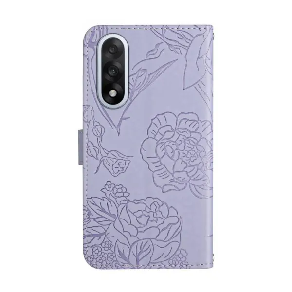 ART BLOSSOM Peňaženkový kryt pre OnePlus Nord 5 5G fialový