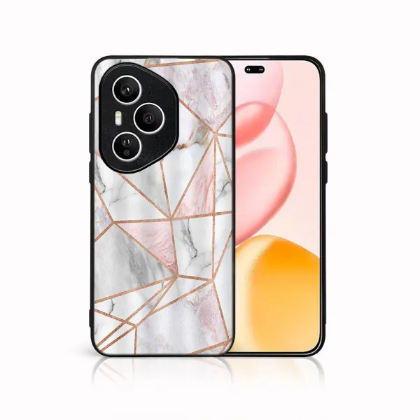 MY ART Ochranný kryt pre Honor 400 Pro 5G PINK MARBLE (143)