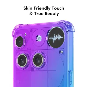ENKAY GRADIENT Ochranný obal pre Nothing Phone (3) BLUE PINK