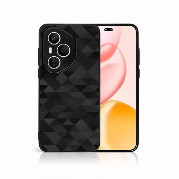 MY ART Ochranný kryt pre Honor 400 Pro 5G BLACK TRIANGLES (232)