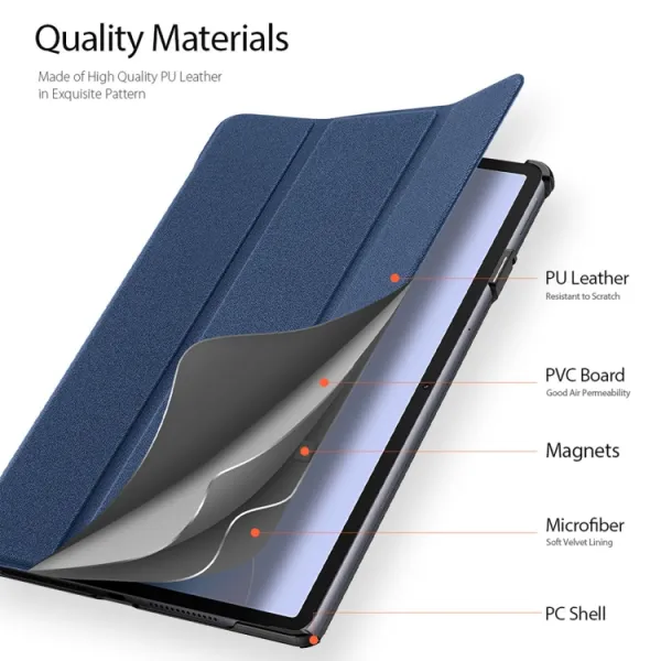 DUX DOMO Zaklápací obal pre Huawei MatePad 11.5 S modrý