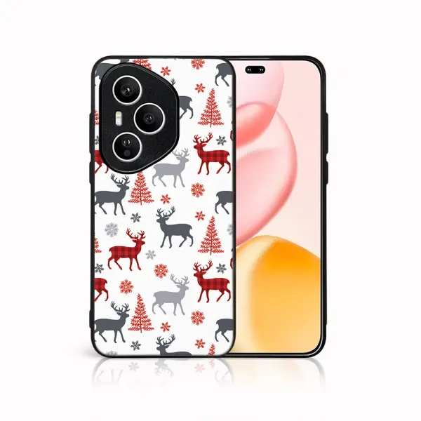 MY ART Kryt s vianočným dizajnom Honor 400 Pro 5G DEER (068)