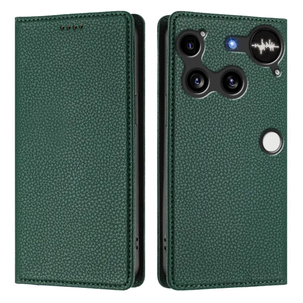 MAGNETIC Zaklápací kryt pre Nothing Phone (3) tmavozelený