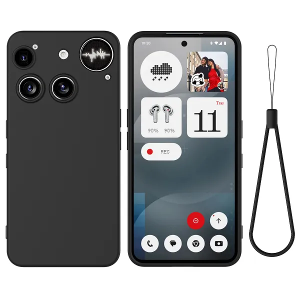 RUBBER Ochranný obal pre Nothing Phone (3) čierny