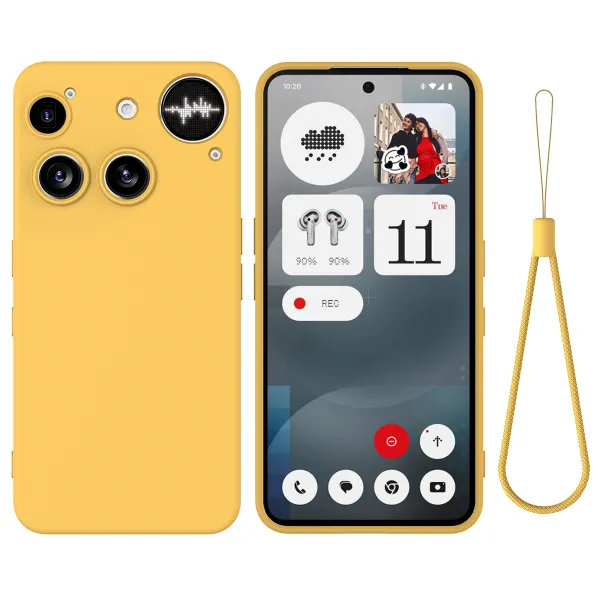 RUBBER Ochranný obal pre Nothing Phone (3) žltý