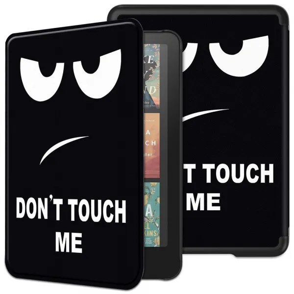 ART Zaklápacie puzdro pre Amazon Kindle Paperwhite 2024 / Kindle Colorsoft Signature Edition DON´T TOUCH ME