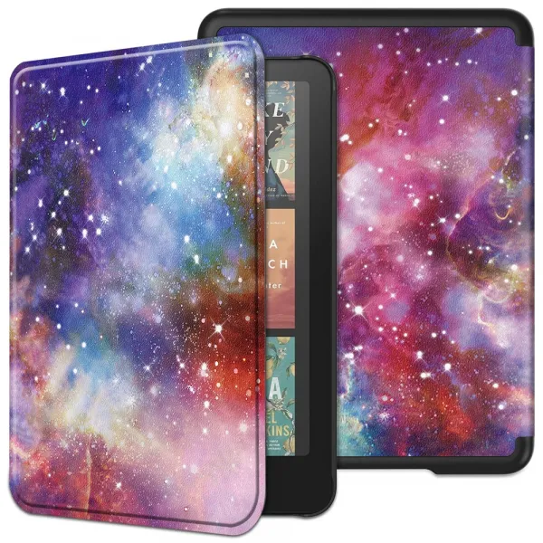 ART Zaklápacie puzdro pre Amazon Kindle Paperwhite 2024 / Kindle Colorsoft Signature Edition GALAXY