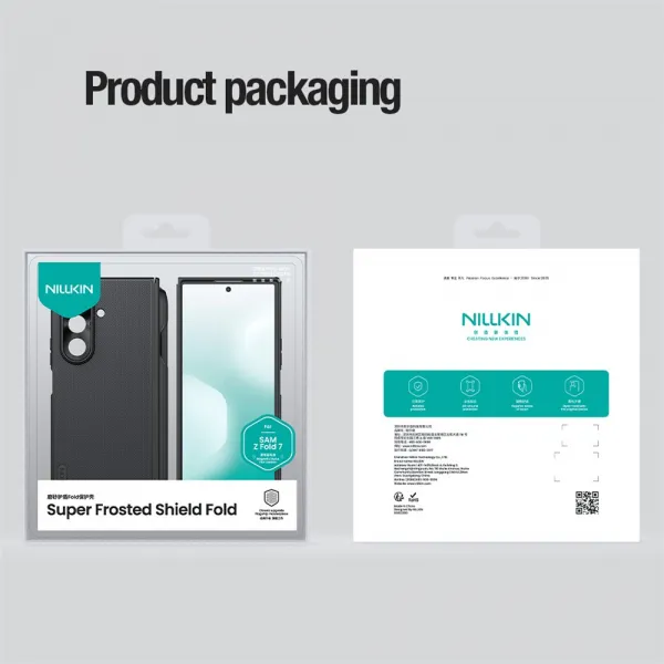 Nillkin Super Frosted FOLD Magnetic Pen Slot Samsung Galaxy Z Fold 7 Blue