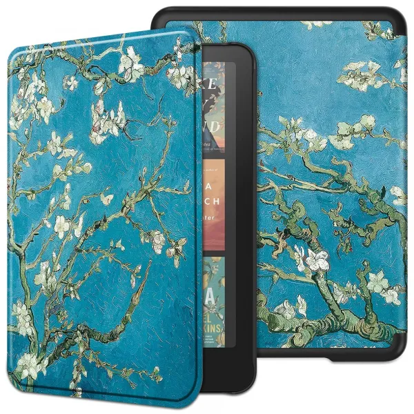 ART Zaklápacie puzdro pre Amazon Kindle Paperwhite 2024 / Kindle Colorsoft Signature Edition APRICOT BLOSSOM