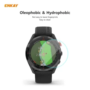 ENKAY 2x Tvrdené sklo pre hodinky Garmin Approach S62
