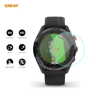 ENKAY 2x Tvrdené sklo pre hodinky Garmin Approach S62