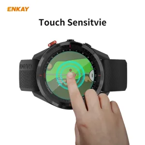 ENKAY 2x Tvrdené sklo pre hodinky Garmin Approach S62