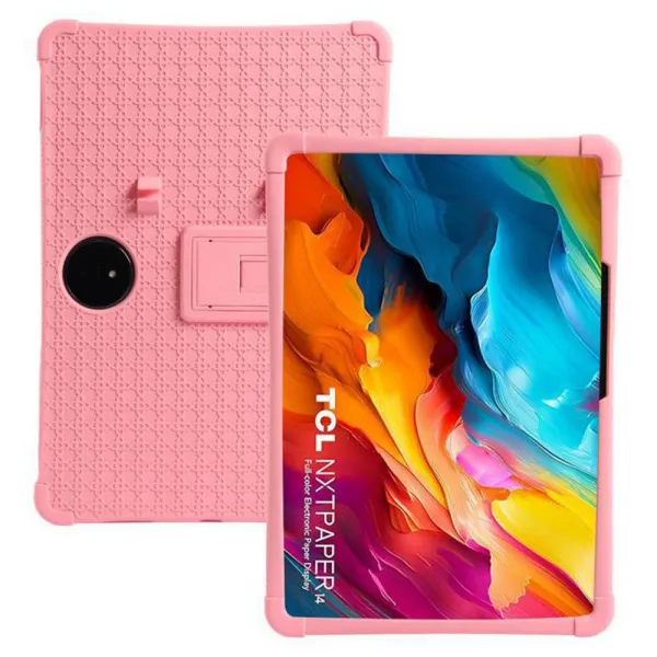 FLEX-SHIELD Silikónový obal pre TCL NxtPaper 14 ružový