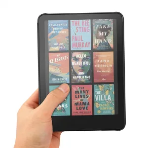 LEATHER Zaklápací kryt pre Amazon Kindle Paperwhite 2024 / Kindle Colorsoft Signature Edition šedý
