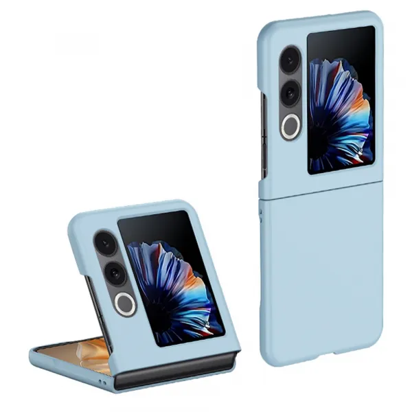 PLASTIC Ochranný plastový kryt pre ZTE Nubia Flip 2 5G svetlomodrý