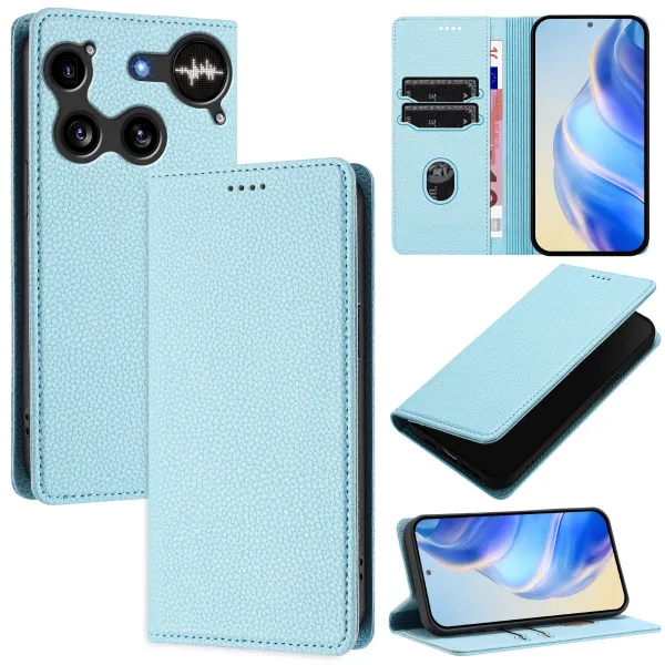 MAGNETIC Zaklápací kryt pre Nothing Phone (3) svetlomodrý