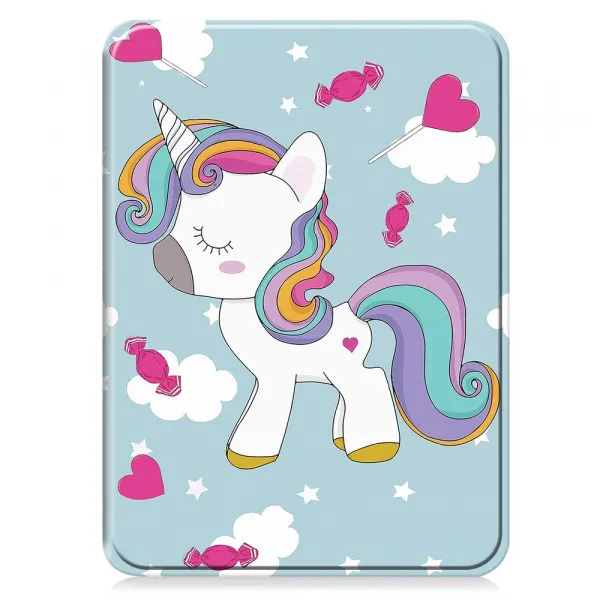 ART Zaklápacie puzdro pre Amazon Kindle Paperwhite 2024 / Kindle Colorsoft Signature Edition UNICORN