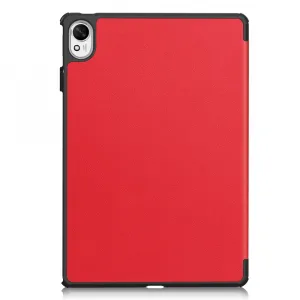 LEATHER Zaklápací kryt pre Huawei MatePad 11.5 S červený