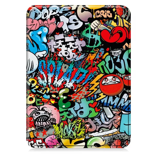 ART Zaklápacie puzdro pre Amazon Kindle Paperwhite 2024 / Kindle Colorsoft Signature Edition GRAFFITI