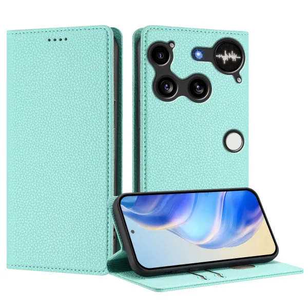MAGNETIC Zaklápací kryt pre Nothing Phone (3) svetlozelený