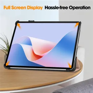 LEATHER Zaklápací kryt pre Huawei MatePad 11.5 S ROSE GOLD