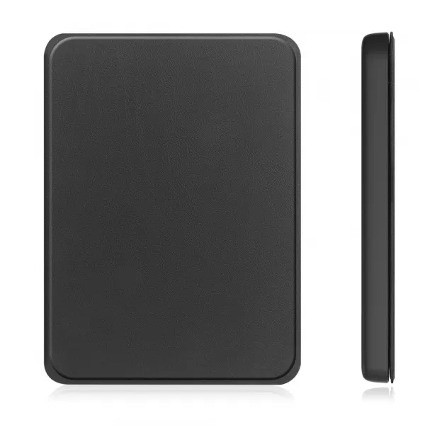 LEATHER Zaklápací kryt pre Amazon Kindle Paperwhite 2024 / Kindle Colorsoft Signature Edition čierny