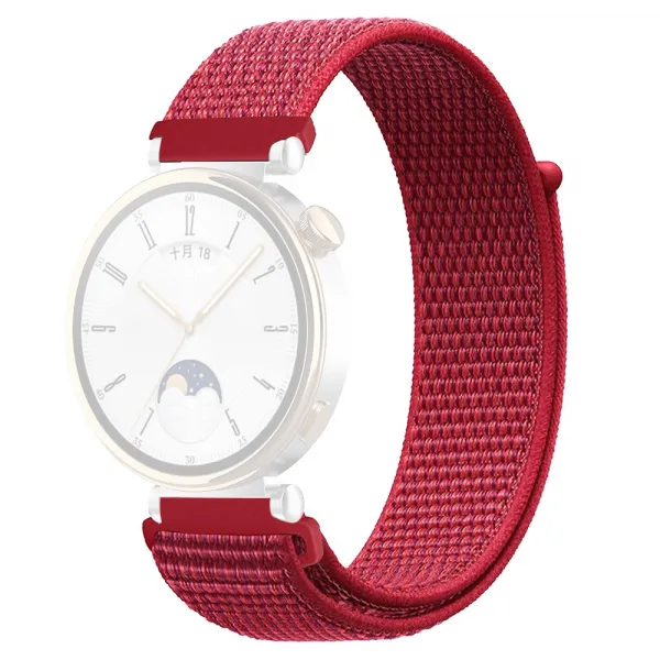 NYLON Vymeniteľný remienok pre Huawei Watch GT 4 41mm červený