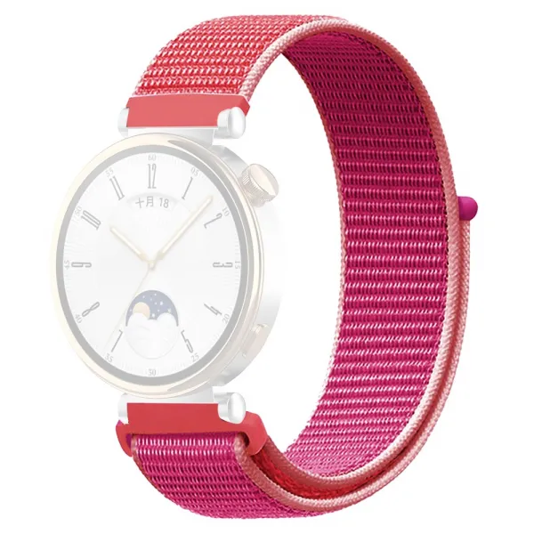 NYLON Vymeniteľný remienok pre Huawei Watch GT 4 41mm ružový