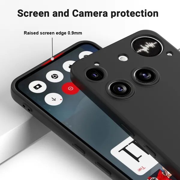 RUBBER Ochranný obal pre Nothing Phone (3) čierny