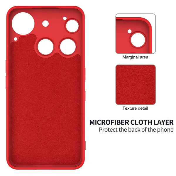 RUBBER Ochranný obal pre Nothing Phone (3) červený