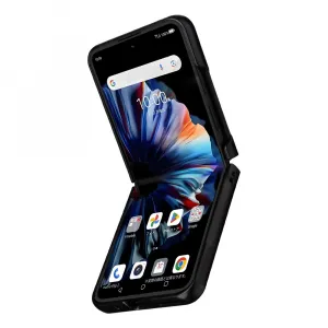 LEATHER Ochranný kryt pre ZTE Nubia Flip 2 5G hnedý