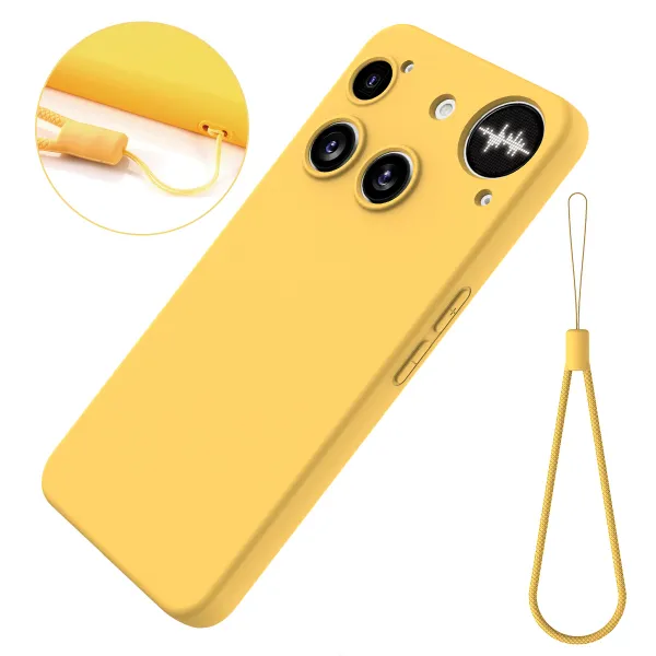 RUBBER Ochranný obal pre Nothing Phone (3) žltý