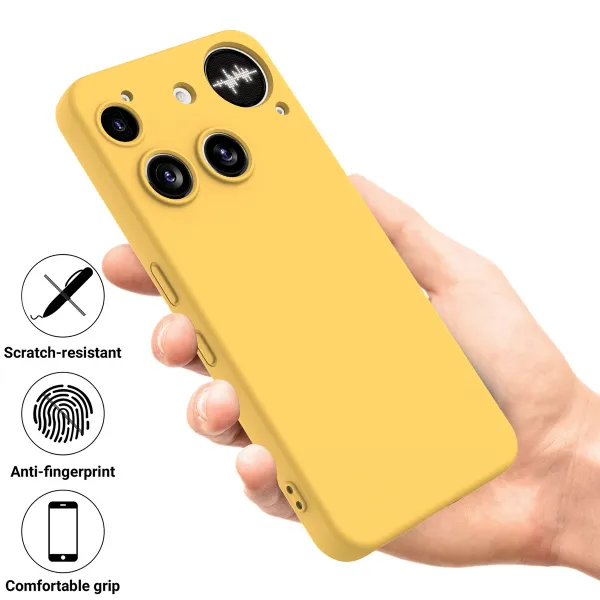 RUBBER Ochranný obal pre Nothing Phone (3) žltý