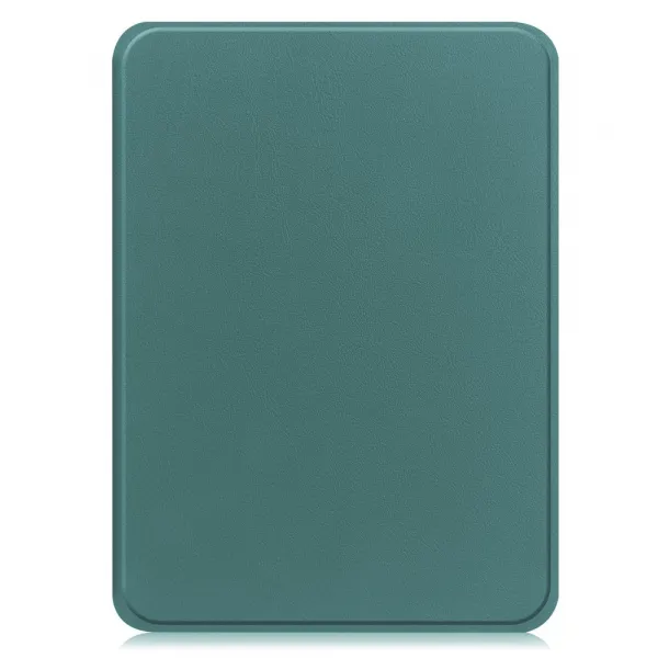 LEATHER Zaklápací kryt pre Amazon Kindle Paperwhite 2024 / Kindle Colorsoft Signature Edition zelený