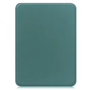LEATHER Zaklápací kryt pre Amazon Kindle Paperwhite 2024 / Kindle Colorsoft Signature Edition zelený